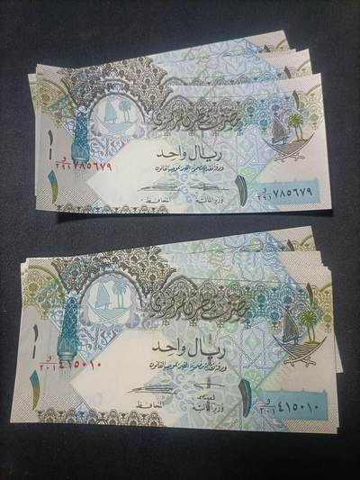 【游宝拍卖】乙巳蛇年90期 全场包邮 第三季收官场 -  卡塔尔🇶🇦 共20张 两种签名版本各10张 全新品UNC/UNC- 少量个别AU