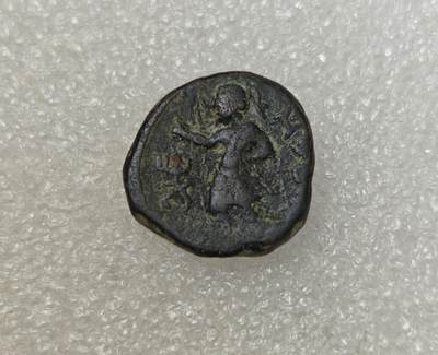 瓶子🏺第217期拍卖会 -  贵霜王朝打制铜币 四德拉克马大型铜币