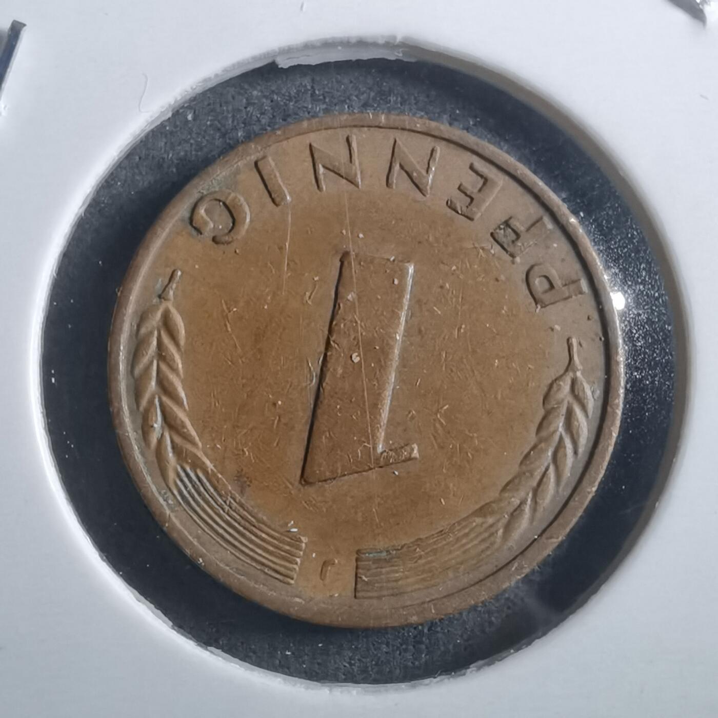 沼泽如烟--第907场 德国1950年1芬尼