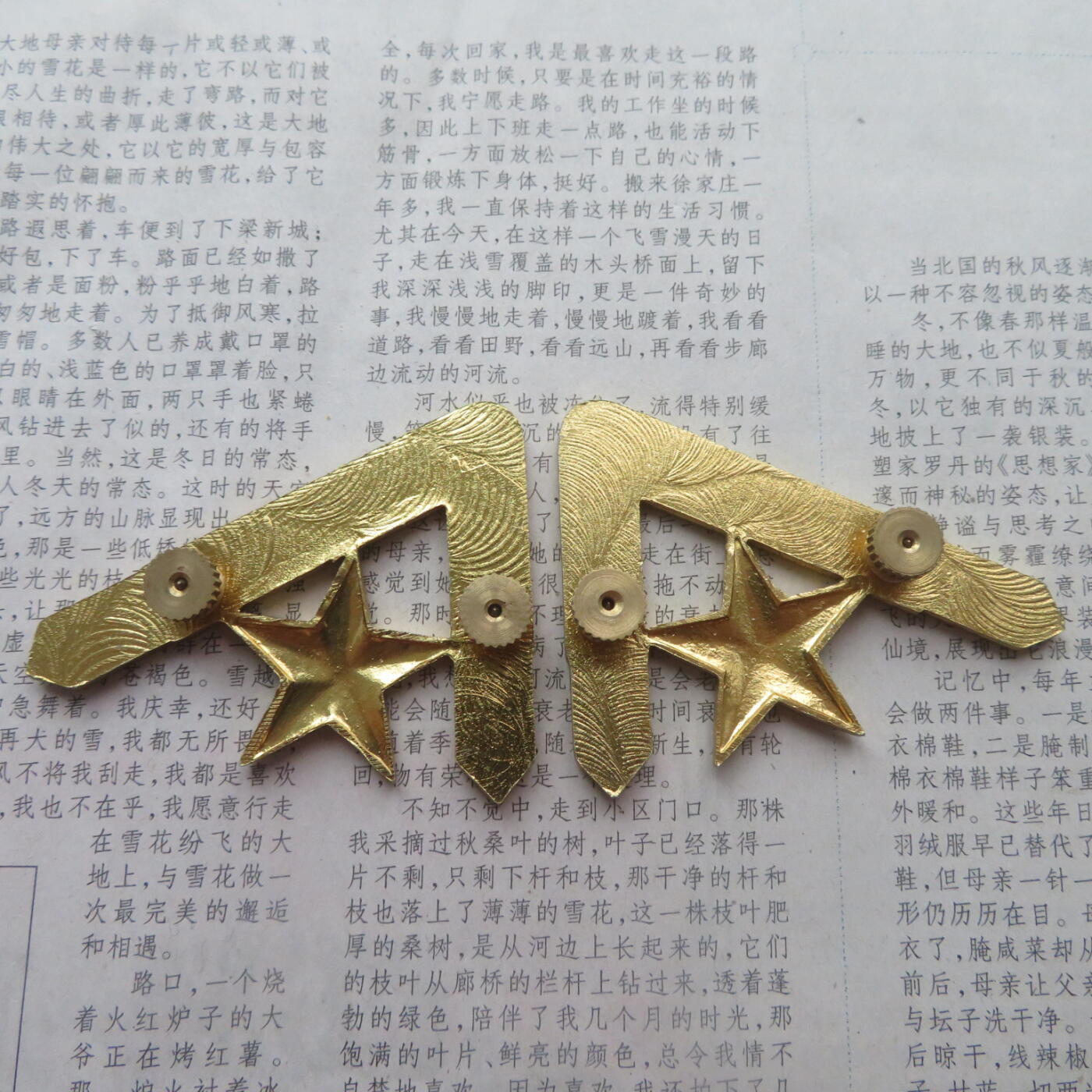 50--87仪仗队领花一付