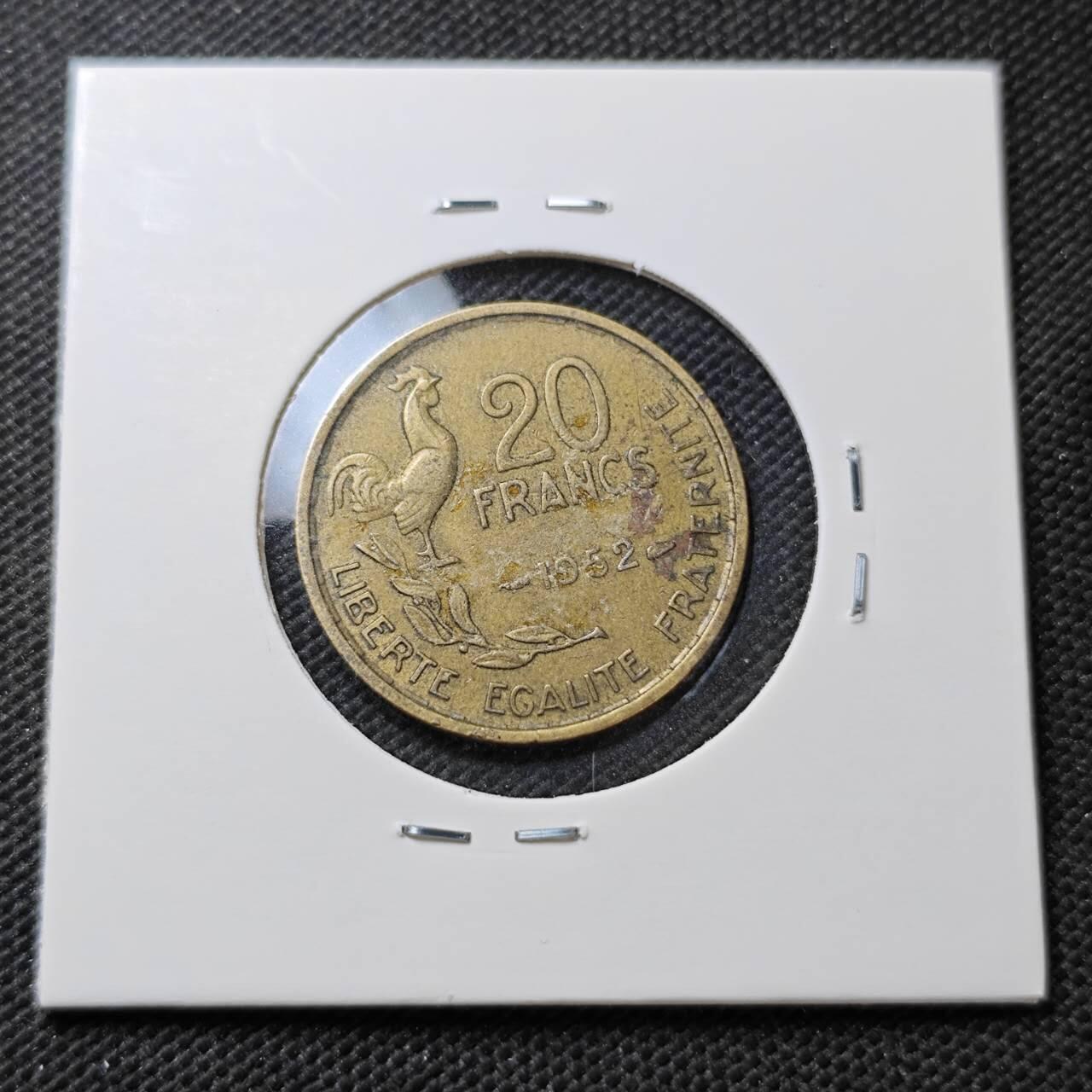 KK钱币收藏小铺  第373场  2月预留时间 周末发货  法国20法郎