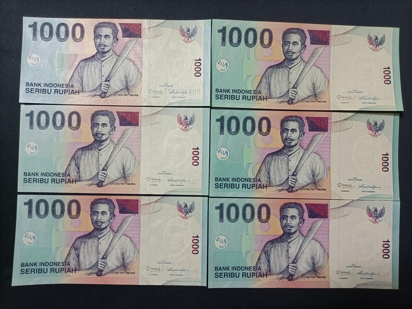 【游宝拍卖】乙巳蛇年89期 全场包邮 六六大顺特别场 印度尼西亚🇮🇩 UNC/AU