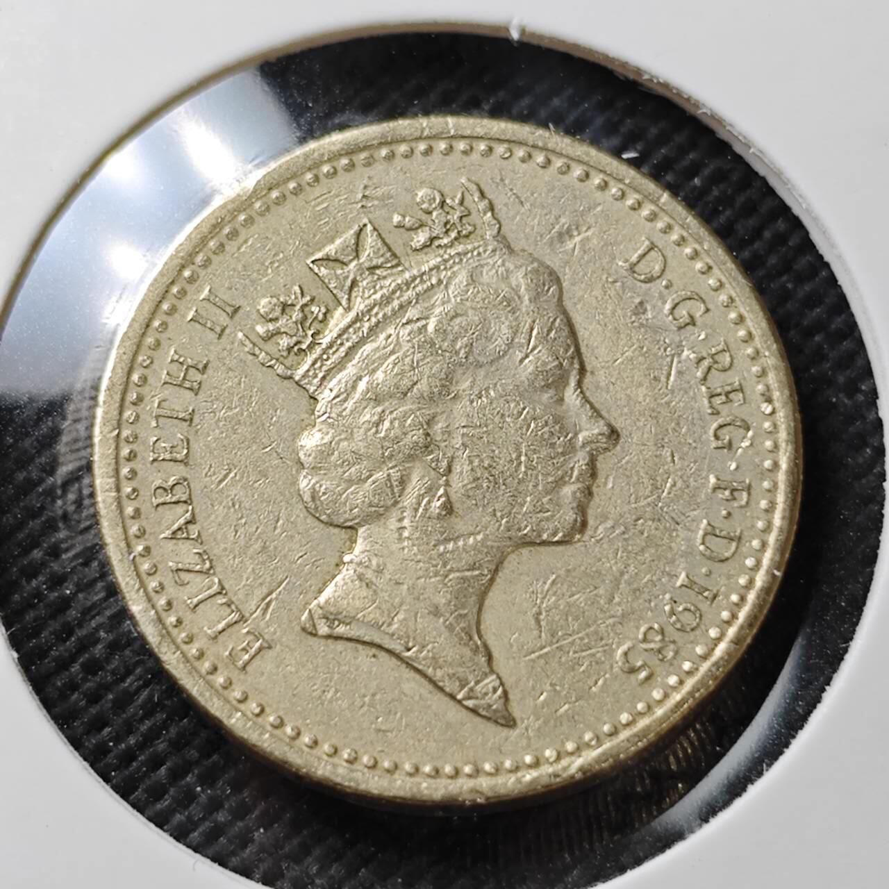 KK钱币收藏小铺  第373场  2月预留时间 周末发货  英国1镑