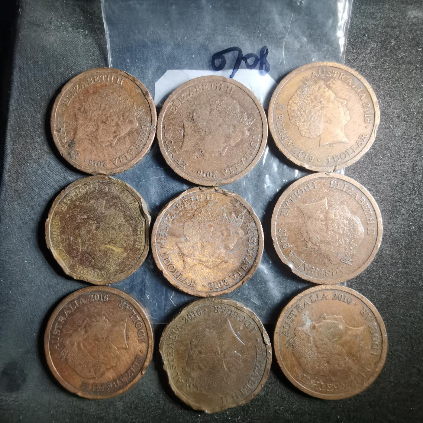 沼泽如烟--第907场 澳大利亚一元改刻 差品