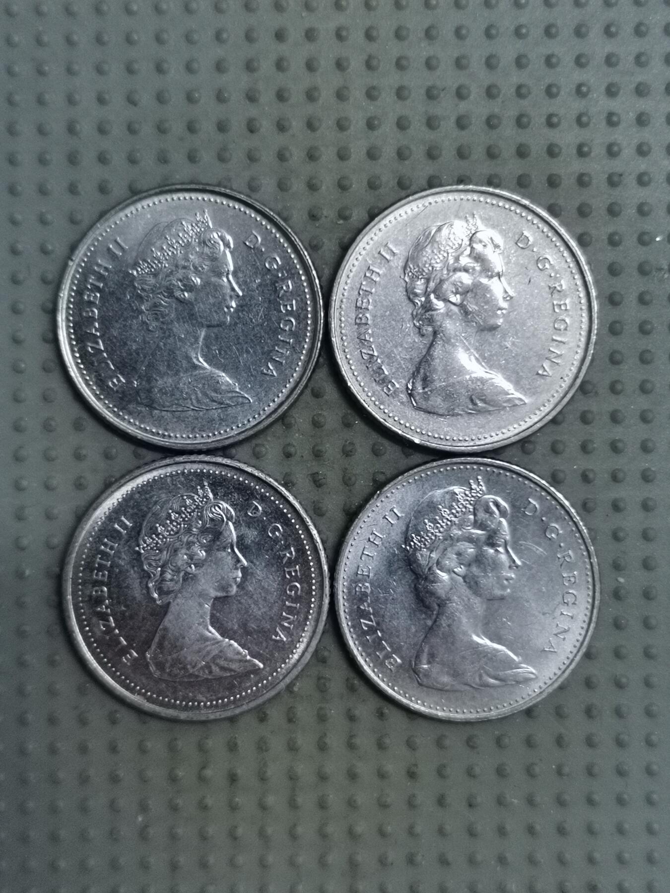 2025年第121场各国散币拍卖（总第121场） 加拿大10分4枚