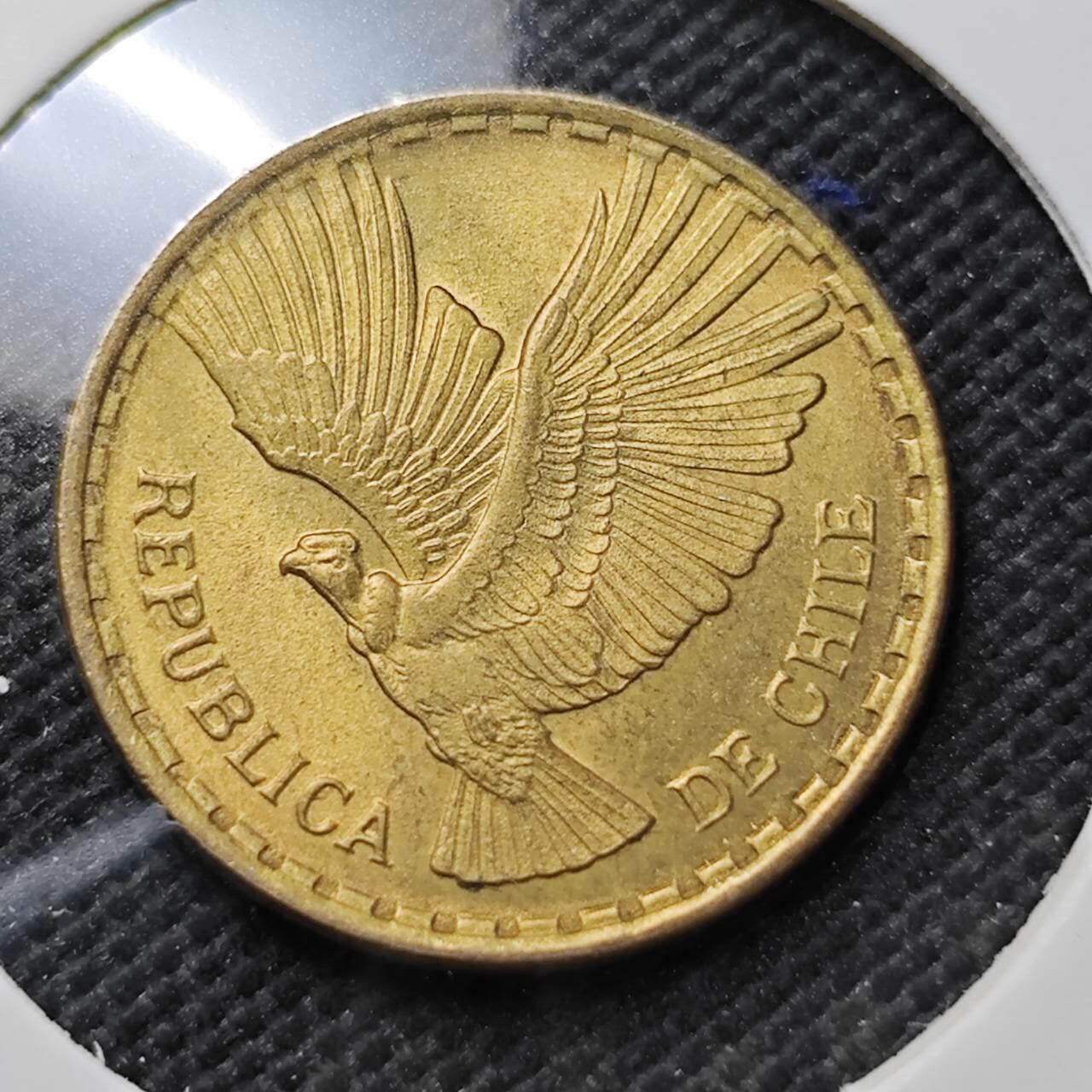 KK钱币收藏小铺  第373场  2月预留时间 周末发货  1970智利2分铜币 好品