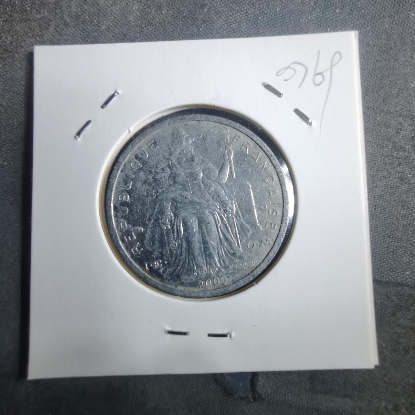 沼泽如烟--第907场 法属波利尼西亚2009年2法郎