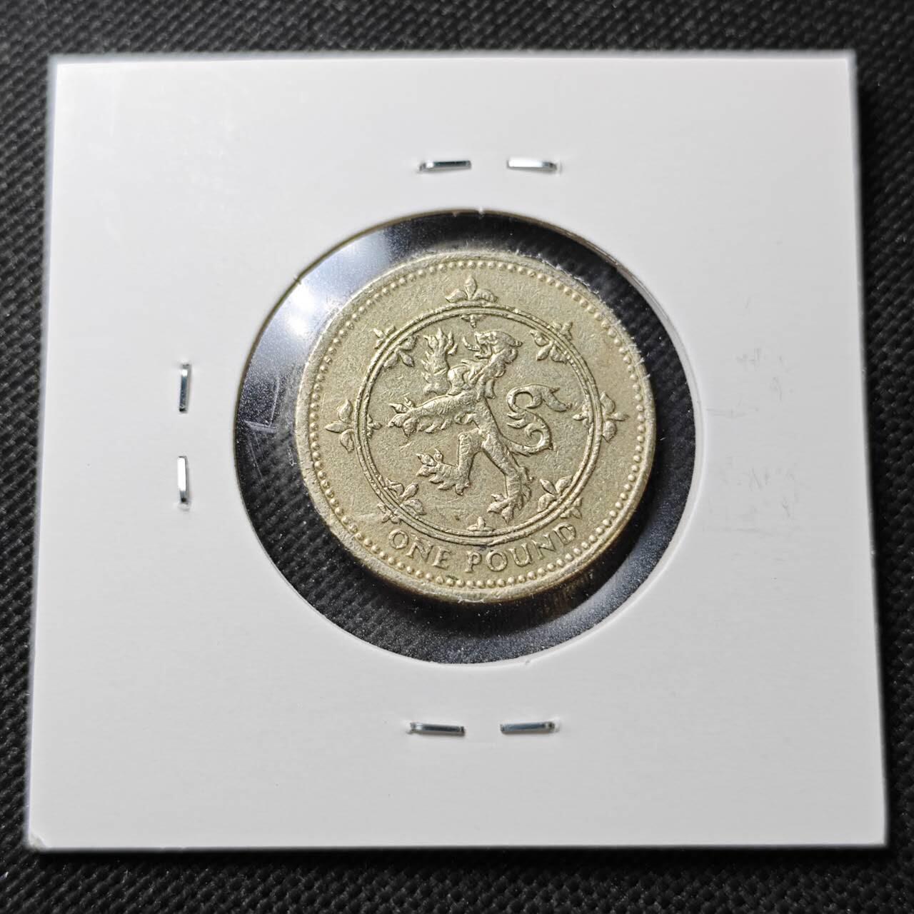 KK钱币收藏小铺  第373场  2月预留时间 周末发货  英国一镑 狮子