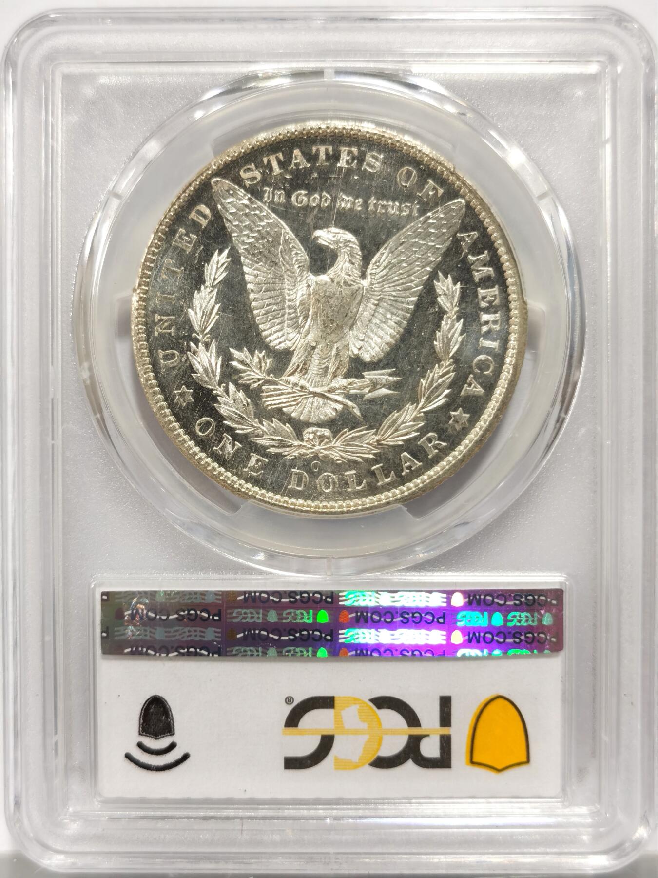 博洋堂藏家专场系列之美国钱币白金之夜专场暨第148期（全场包邮） PCGS MS64PL 美国1904 O 摩根 镜面底板 霜感十足 十字转光