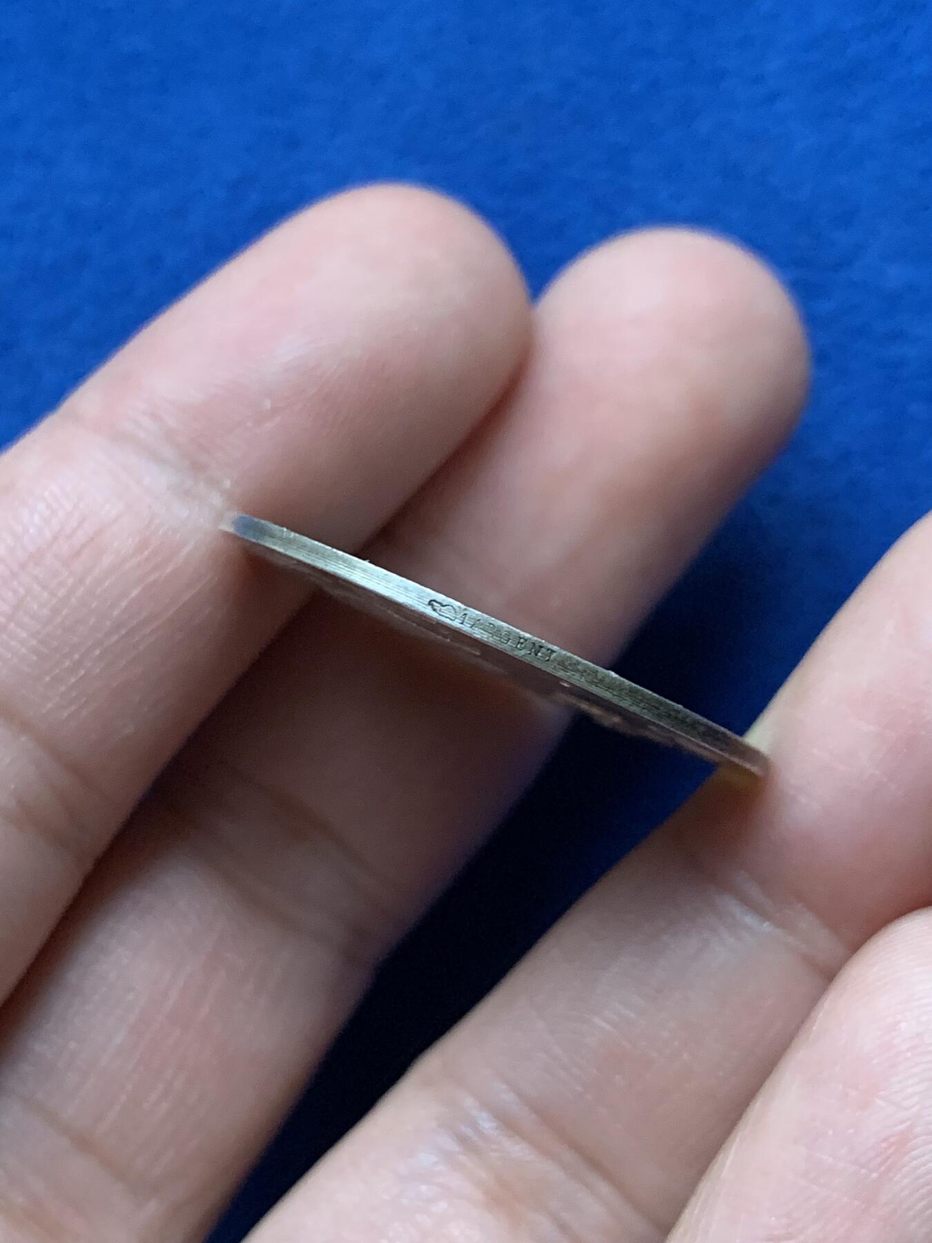 《竞宝斋》第440场 周日，周一，周二 3场连拍 （全场包邮） 法国普瓦捷储蓄银行银质代币，海妖在澡盆里，11.1g，30mm，丰饶角1argent边铭