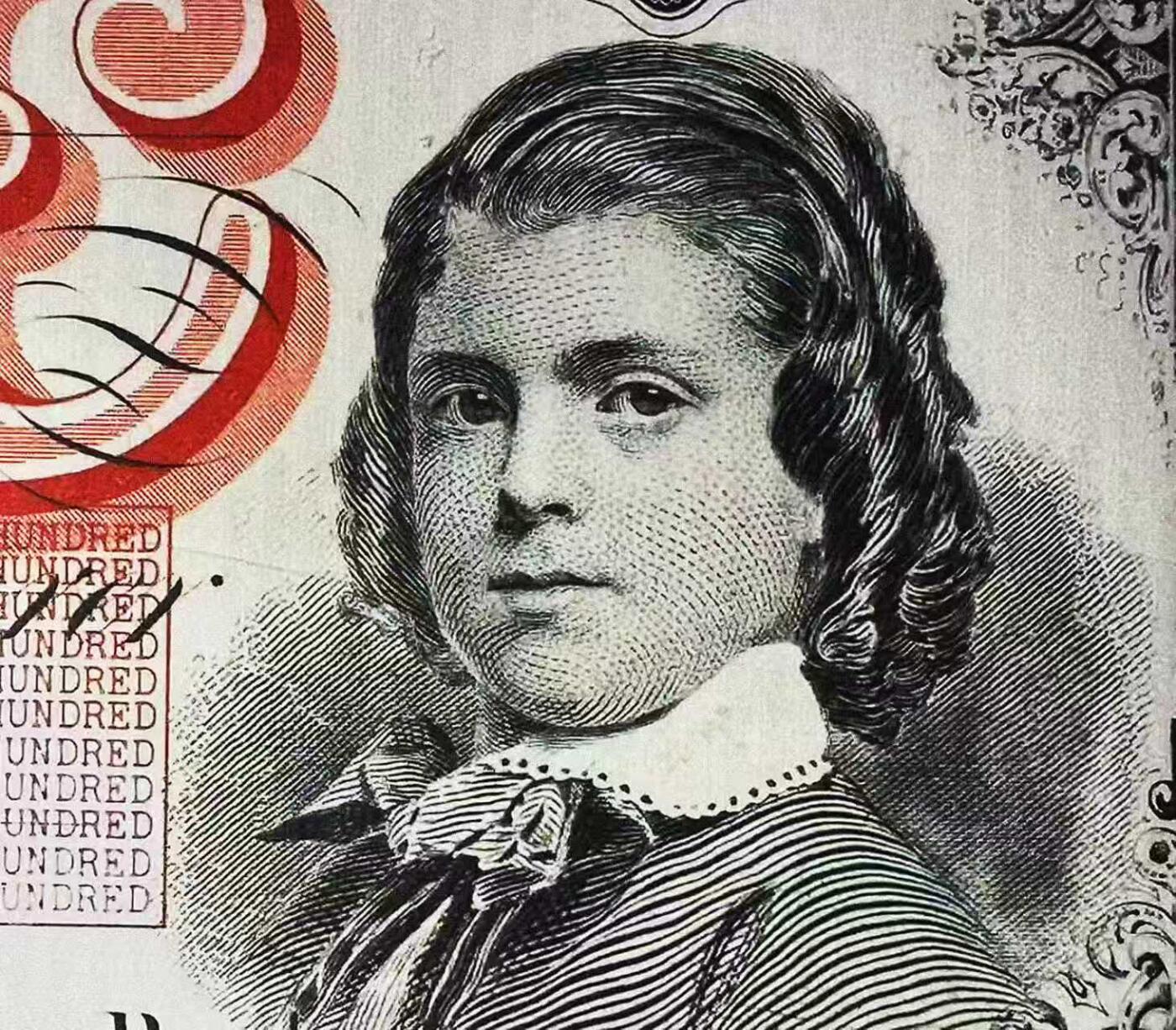 《外钞收藏家》第五百八十六期（品种丰富、精品多）（本平台长期征集拍品、欢迎藏友们联系合作） 1980年 美国钞票公司（ABNC）印制 100美元 雕刻版票样纪念卡 原版纸币1860年间由美国新罕布什尔州莱巴嫩银行（Bank of Lebanon）发行流通 该雕刻版票样纪念卡为百年原钞母版印制（非普通平面印刷）并限量发行 背面为美钞公司总裁认证签名 乃高价原版老美钞收藏欣赏之平替