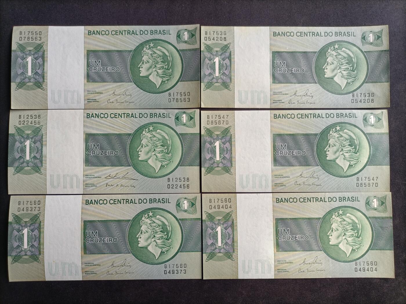 【游宝拍卖】乙巳蛇年89期 全场包邮 六六大顺特别场 巴西🇧🇷 UNC/AU/VF