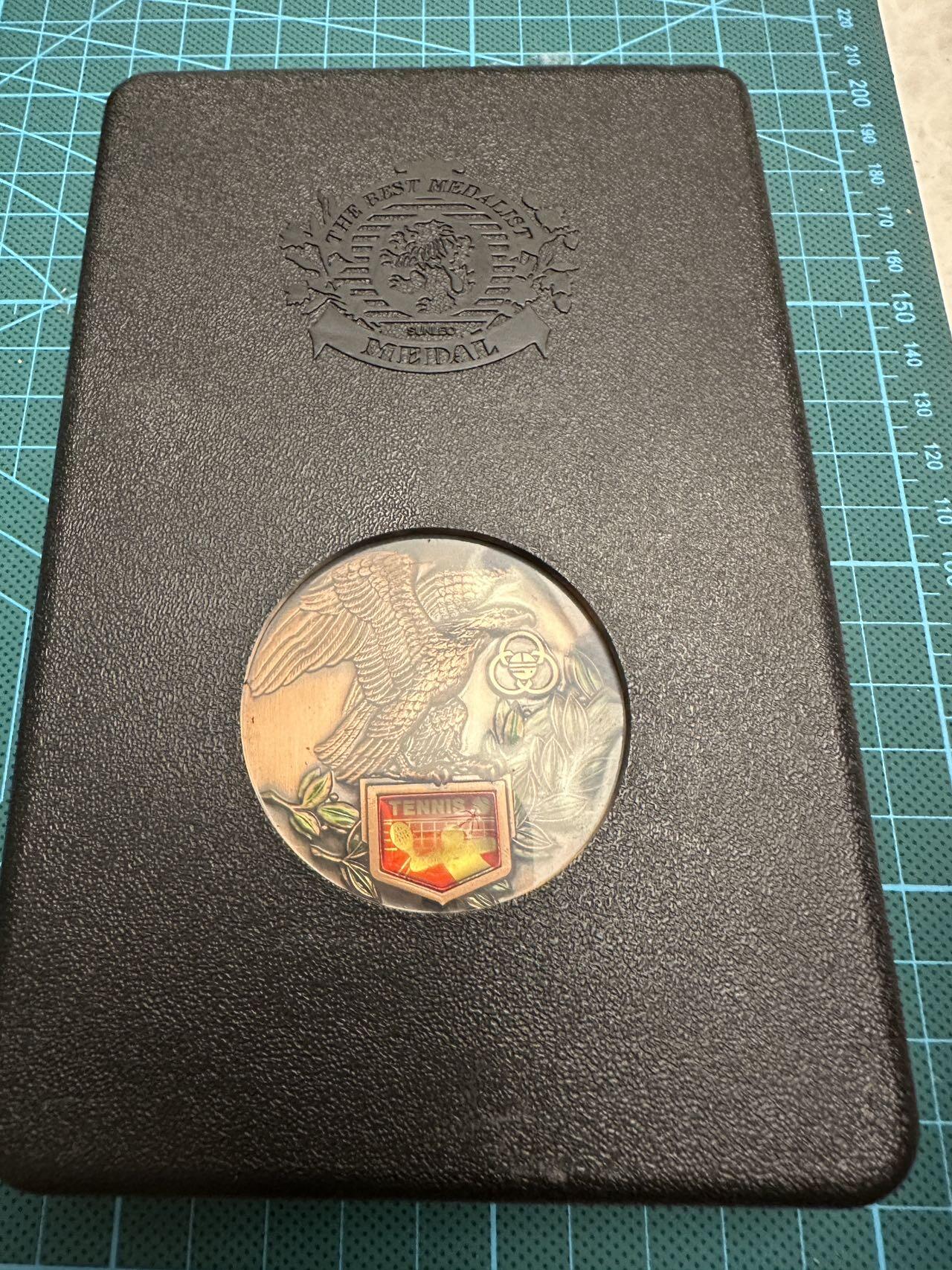 蒂克钱币-第48场日本章牌专场 日本 相模市 网球 奖牌 60mm