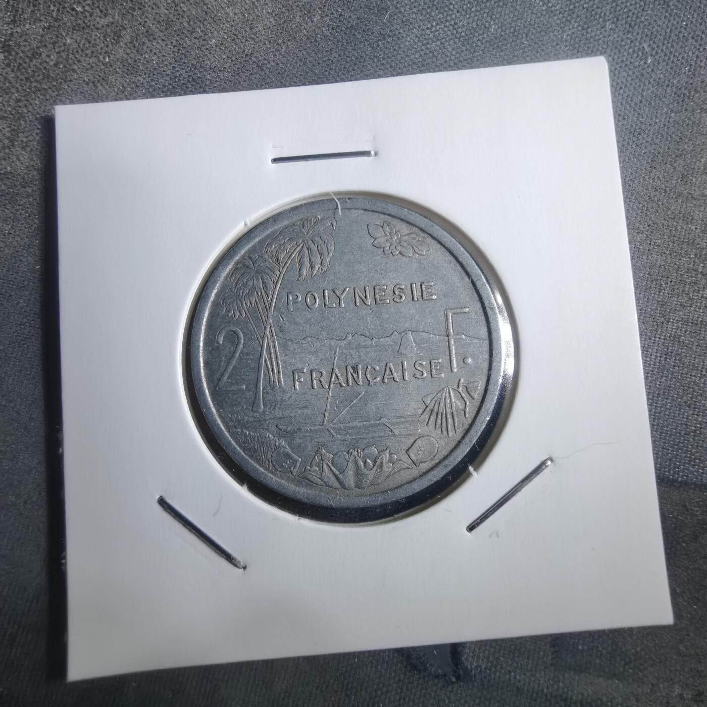 沼泽如烟--第907场 法属波利尼西亚1977年2法郎