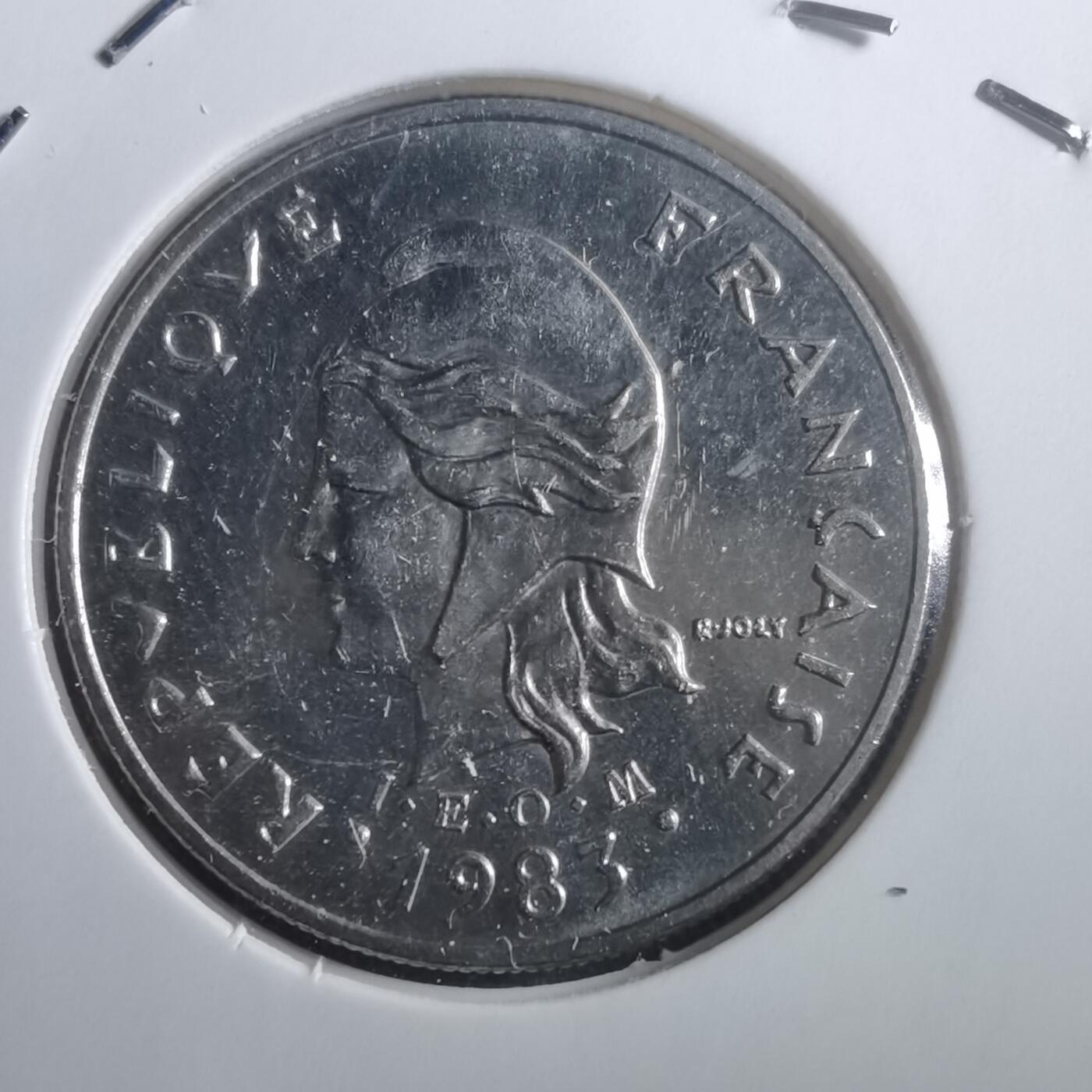 沼泽如烟--第907场 法属波利尼西亚1983年10法郎