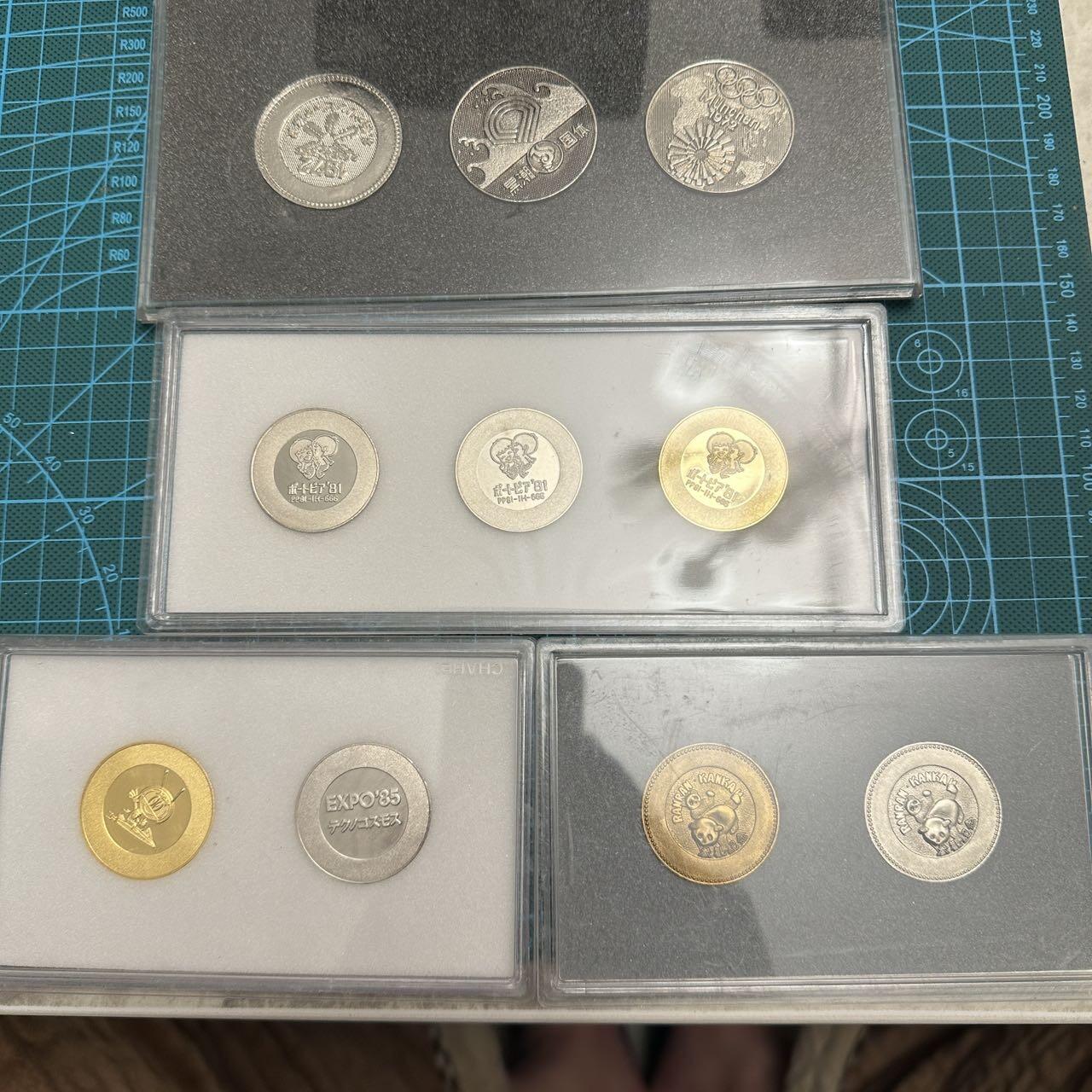 蒂克钱币-第48场日本章牌专场 博览会纪念章 4套 