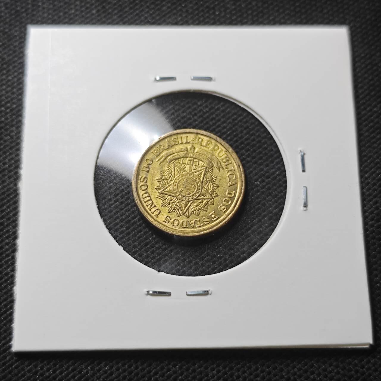 KK钱币收藏小铺  第374场  2月预留时间 周末发货  1956巴西50分铜币 好品