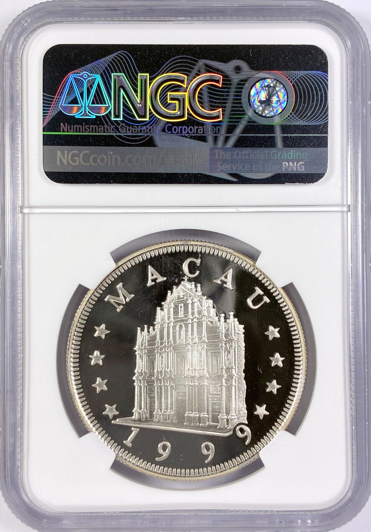 【雨安】【世界币章116期-评级币专场】2025-11-22 周六 19:30 保真【直播拍卖】 [中国澳门] 澳门 100元 1999年 生肖兔 NGC-PF69UC