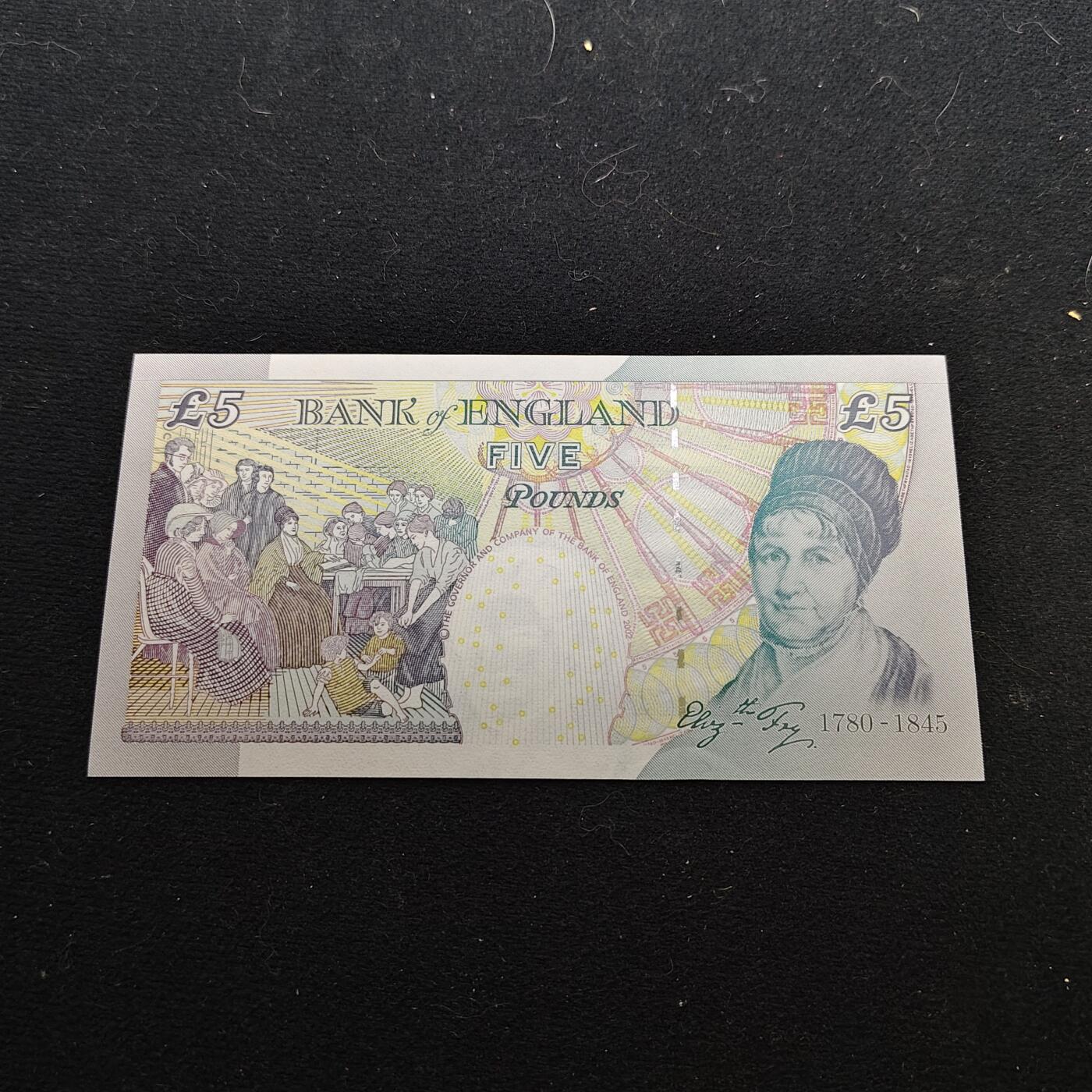 【全场包邮】纯粹捡漏拍479场（免费代拍第16场） 【纸钞】英国英格兰银行5元纸钞