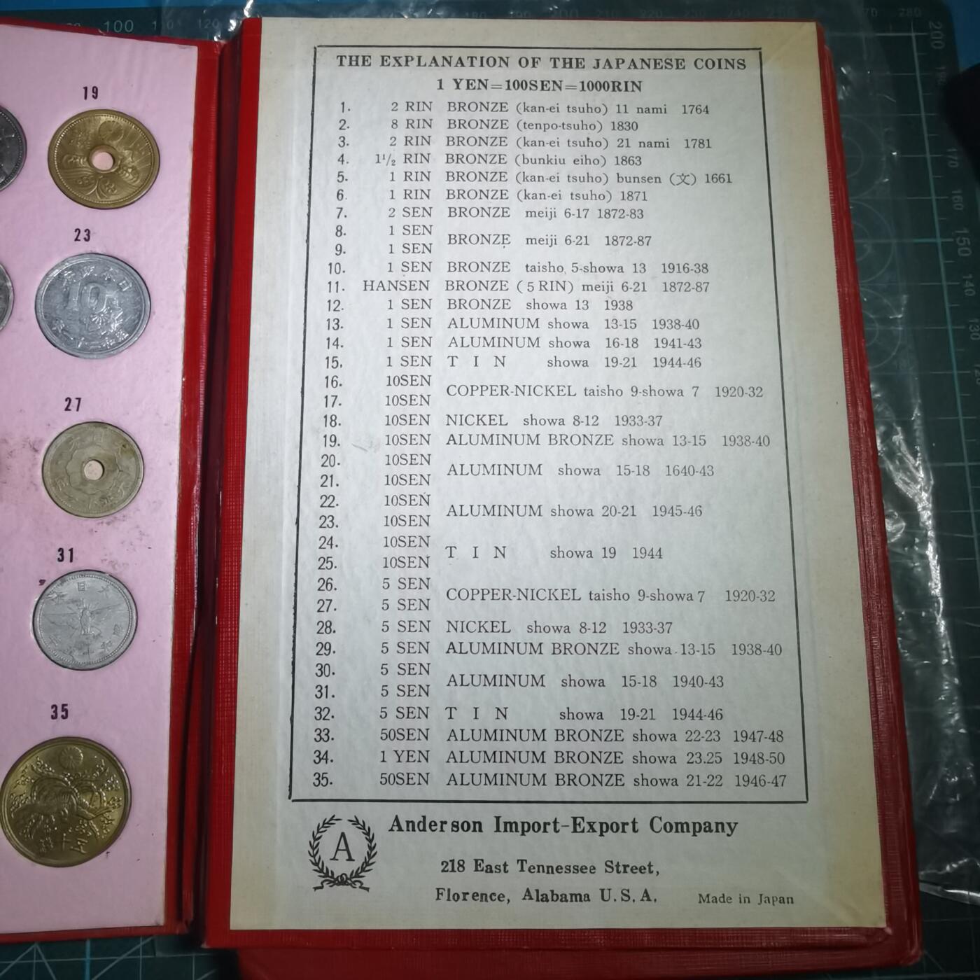 沼泽如烟--第906场 日本册子两本图六吉田和两枚异形花钱看假其它保真