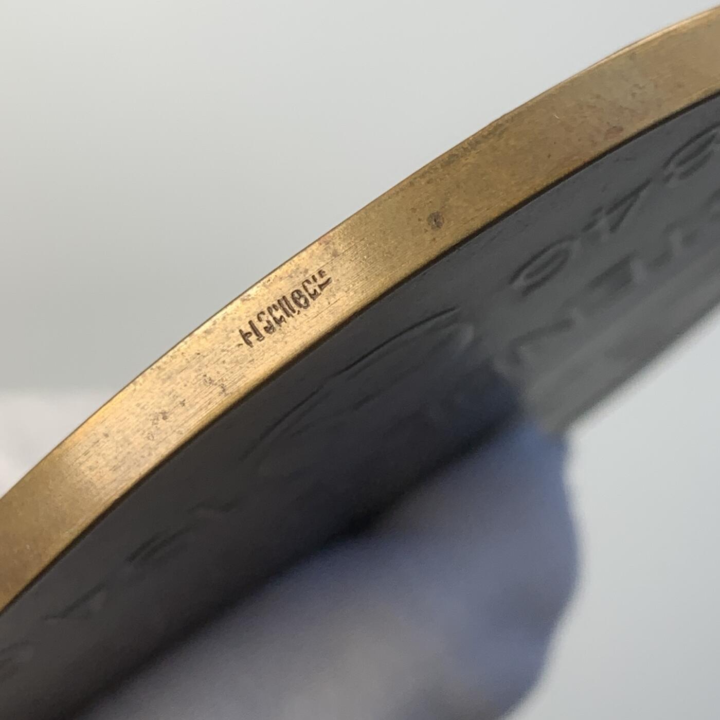 掌中浮雕-藏着的欧洲第042场 1946年比利时阿尔伯特亲王号奥斯坦德-多佛尔航线百年纪念大铜章，70mm，148g