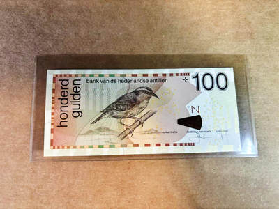 【Blue Auction】世界纸币精拍第752期——18级TOP拍卖/信誉/品质/专业/高效💫 - 荷属安的列斯 2003年100盾 全新UNC