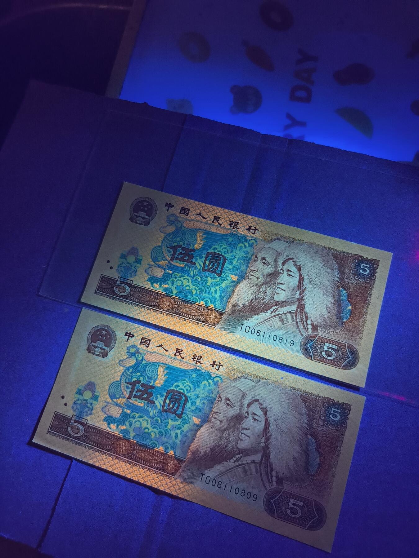 四版805苍松翠鹤，倒置号强荧光品种