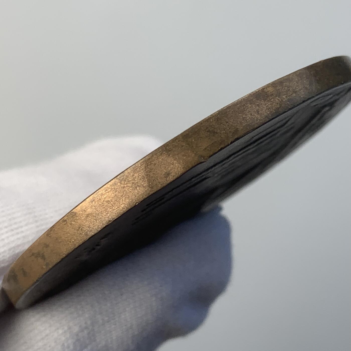 掌中浮雕-藏着的欧洲第042场 1937年英国乔治六世与伊丽莎白王后加冕大铜章，51mm，65.6g，MATTE工艺少见品种