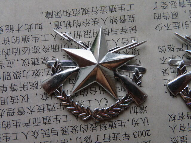 13--99中级士官花肩章符号一盒50付（原盒）