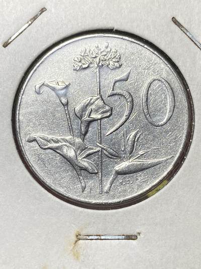 2025年第一百三十场(总第一百五十六场）外国好品纸夹散币场(免佣金) - 南非🇿🇦1966年50分(独立后第二套，英语版)