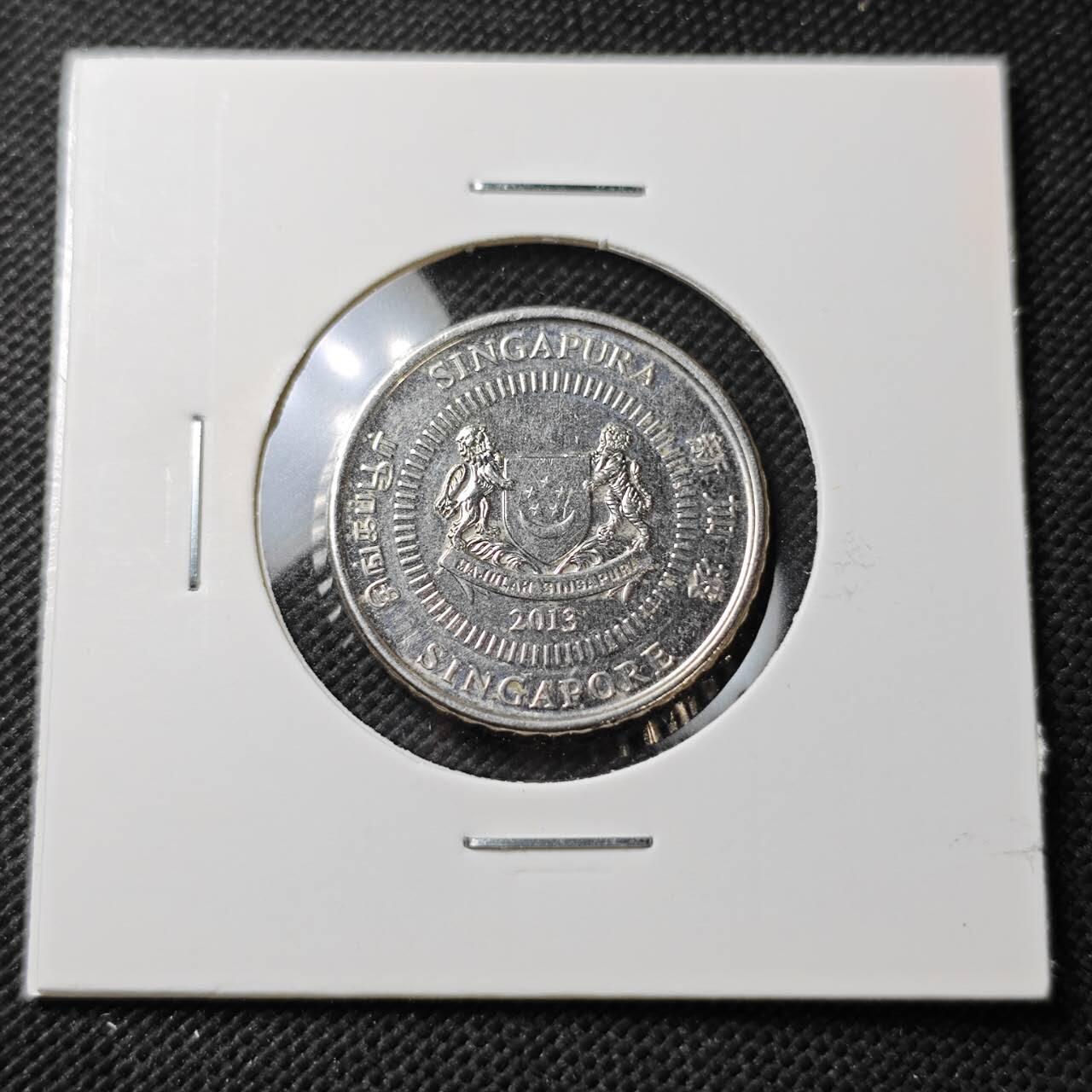 KK钱币收藏小铺  第373场  2月预留时间 周末发货  新加坡50分