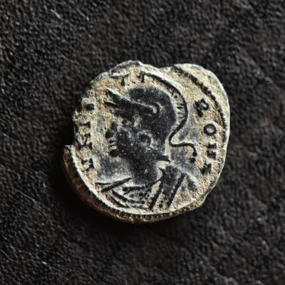 【良泉】第41期【自动场】11月27日晚19.30点开拍！86组，西方古代钱币专场 - 公元330-340年【古罗马】君士坦丁大帝“母狼育婴”铜币，君士坦丁堡迁都纪念，1.44克