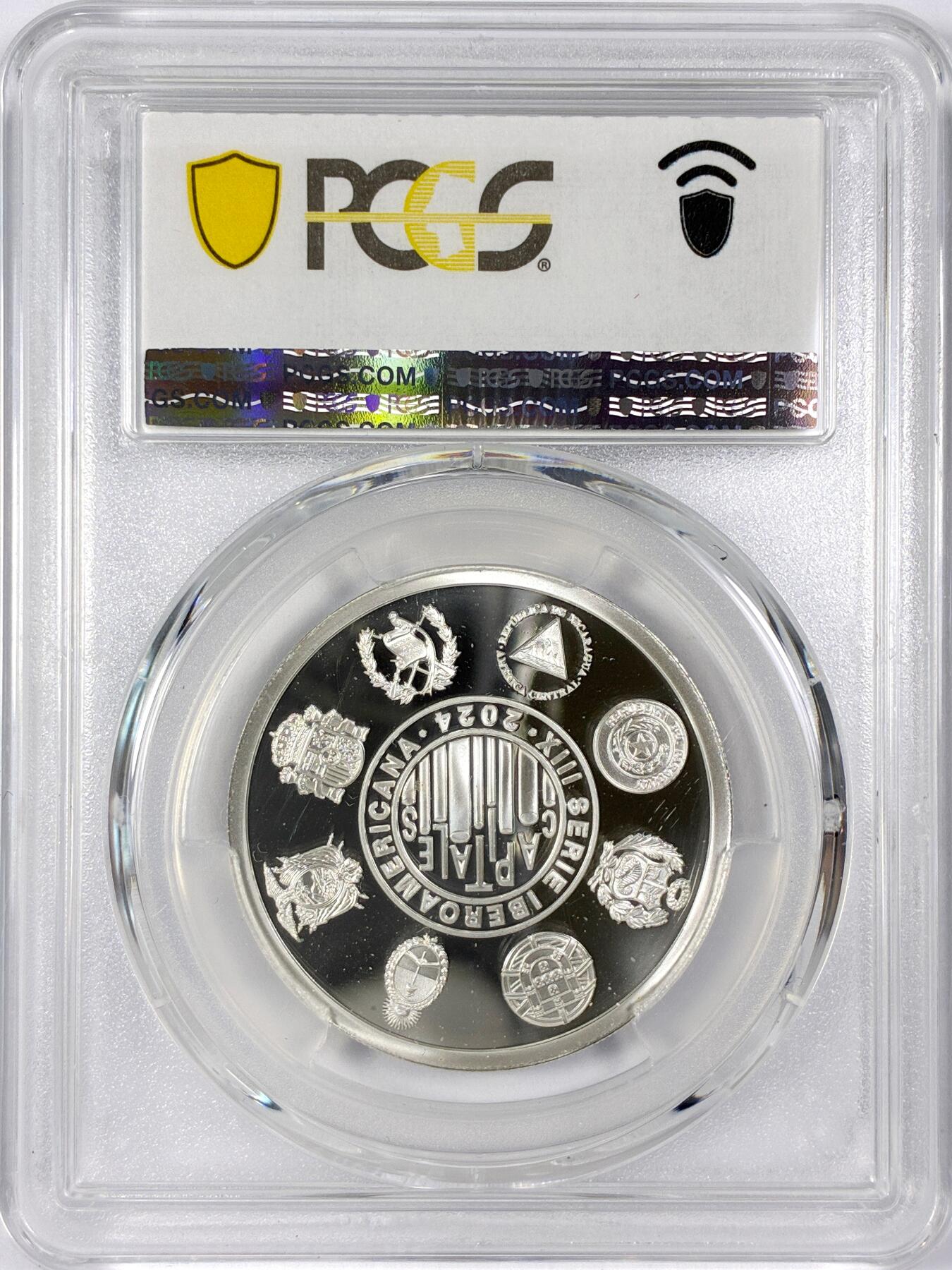 【雨安】【世界币章116期-评级币专场】2025-11-22 周六 19:30 保真【直播拍卖】 [评级章] Spain 章 西班牙 2024年 首都 PCGS-PR70DCAM