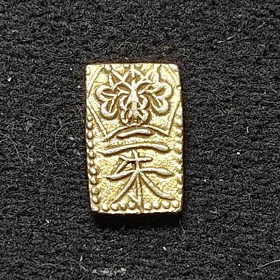 【全场包邮】纯粹捡漏拍479场（免费代拍第16场） - 【少见·古钱】日本幕府货币天保时期（1832-1858年）二朱金