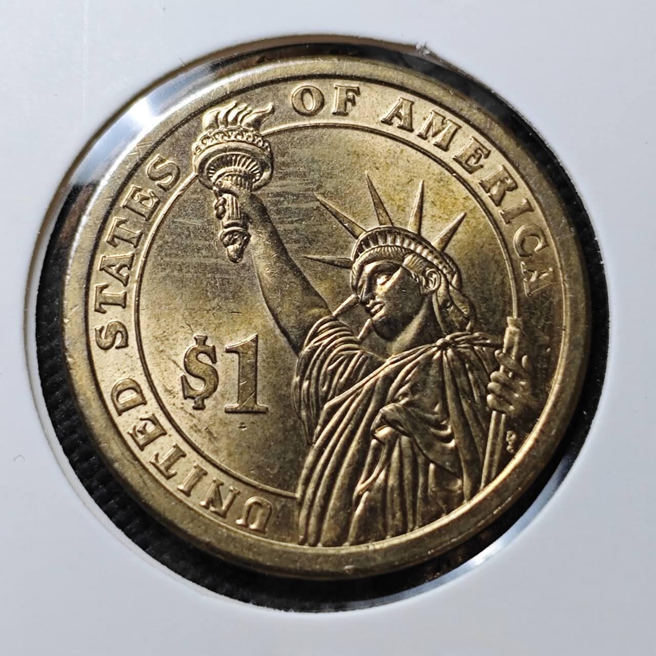 KK钱币收藏小铺  第373场  2月预留时间 周末发货  美国1元纪念币 好品