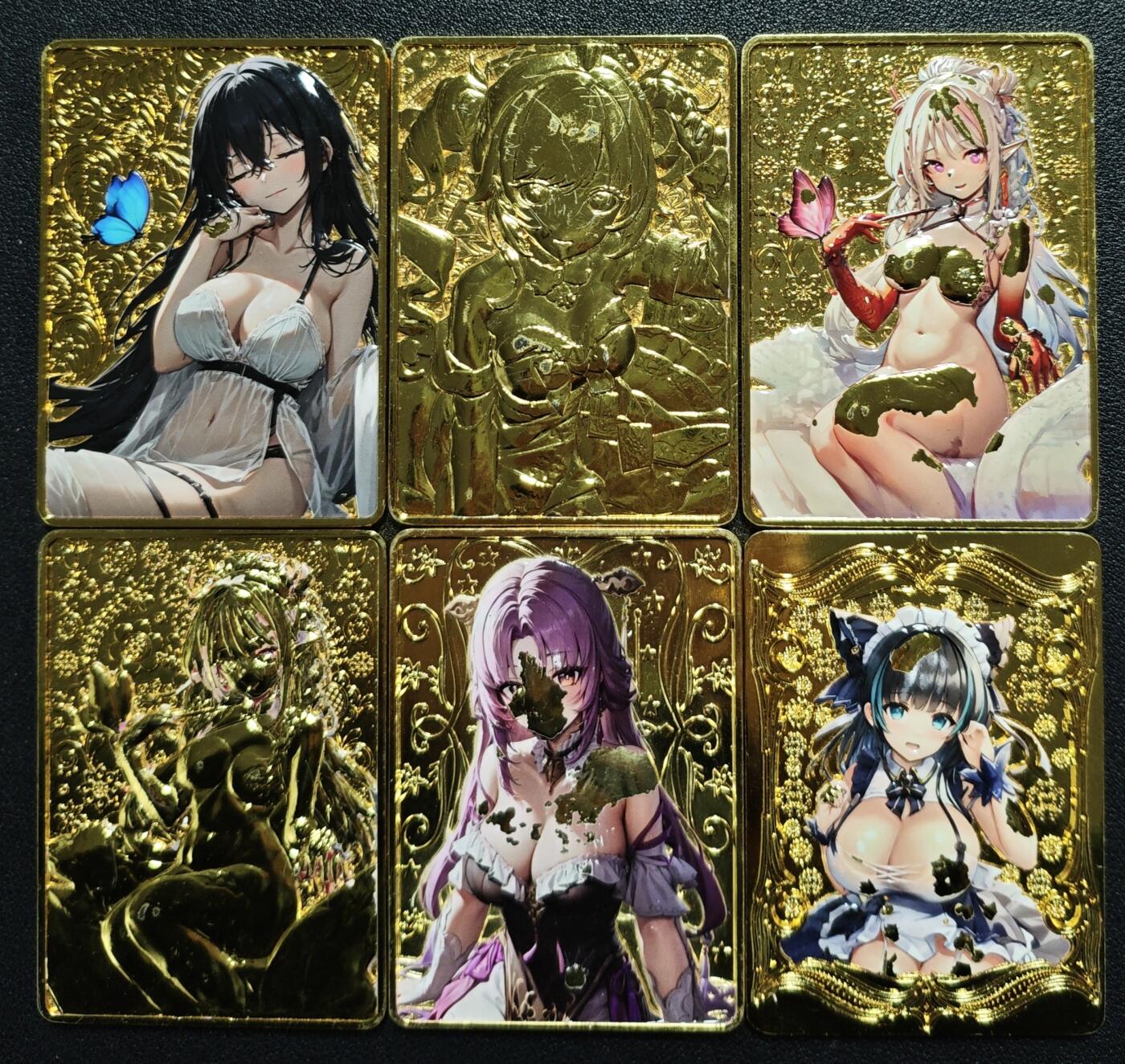 天玑星卡拍第139期《11.18周二截拍艳绝天下》持续收拍收评中 满赠卡需备注 粉黛佳人 金属卡 六张 有磨损