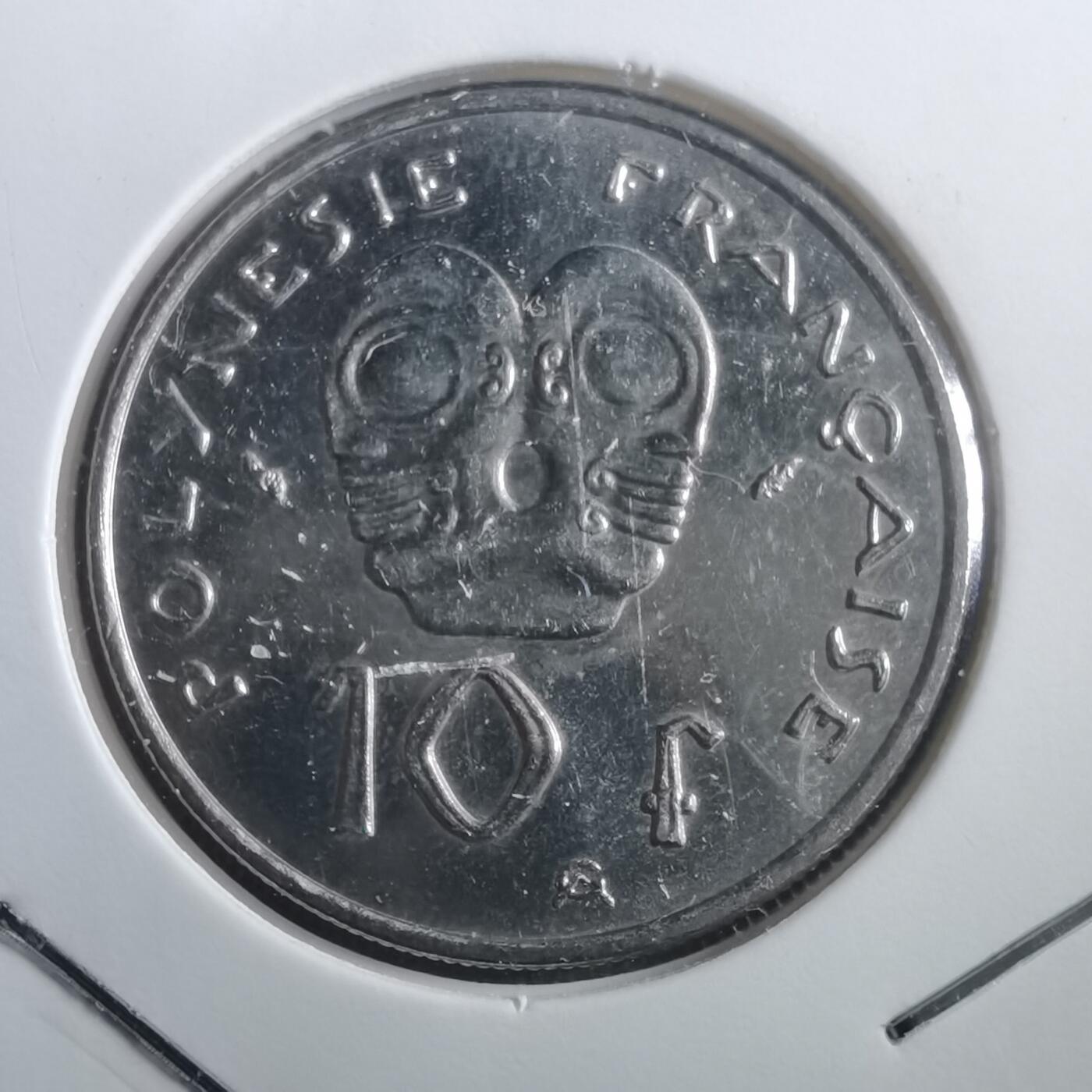 沼泽如烟--第907场 法属波利尼西亚1983年10法郎