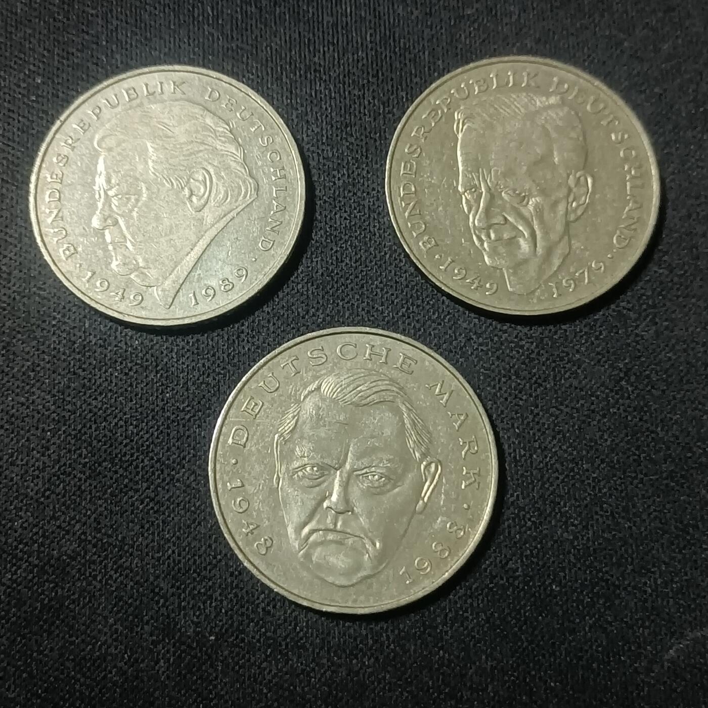 【游宝拍卖】乙巳蛇年90期 全场包邮 第三季收官场 德国🇩🇪 1990年2马克纪念币 G-卡尔斯鲁厄铸币厂