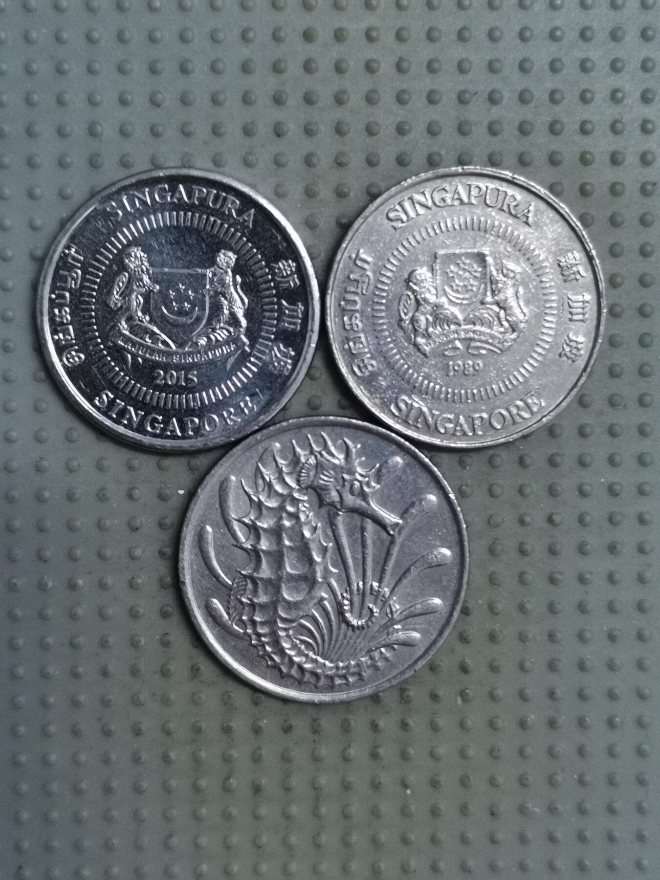 2025年第121场各国散币拍卖（总第121场） 新加坡10分3枚不同