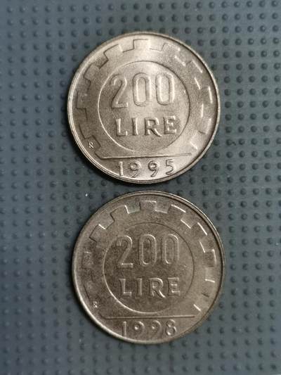 2025年第121场各国散币拍卖（总第121场） - 意大利200里拉2枚