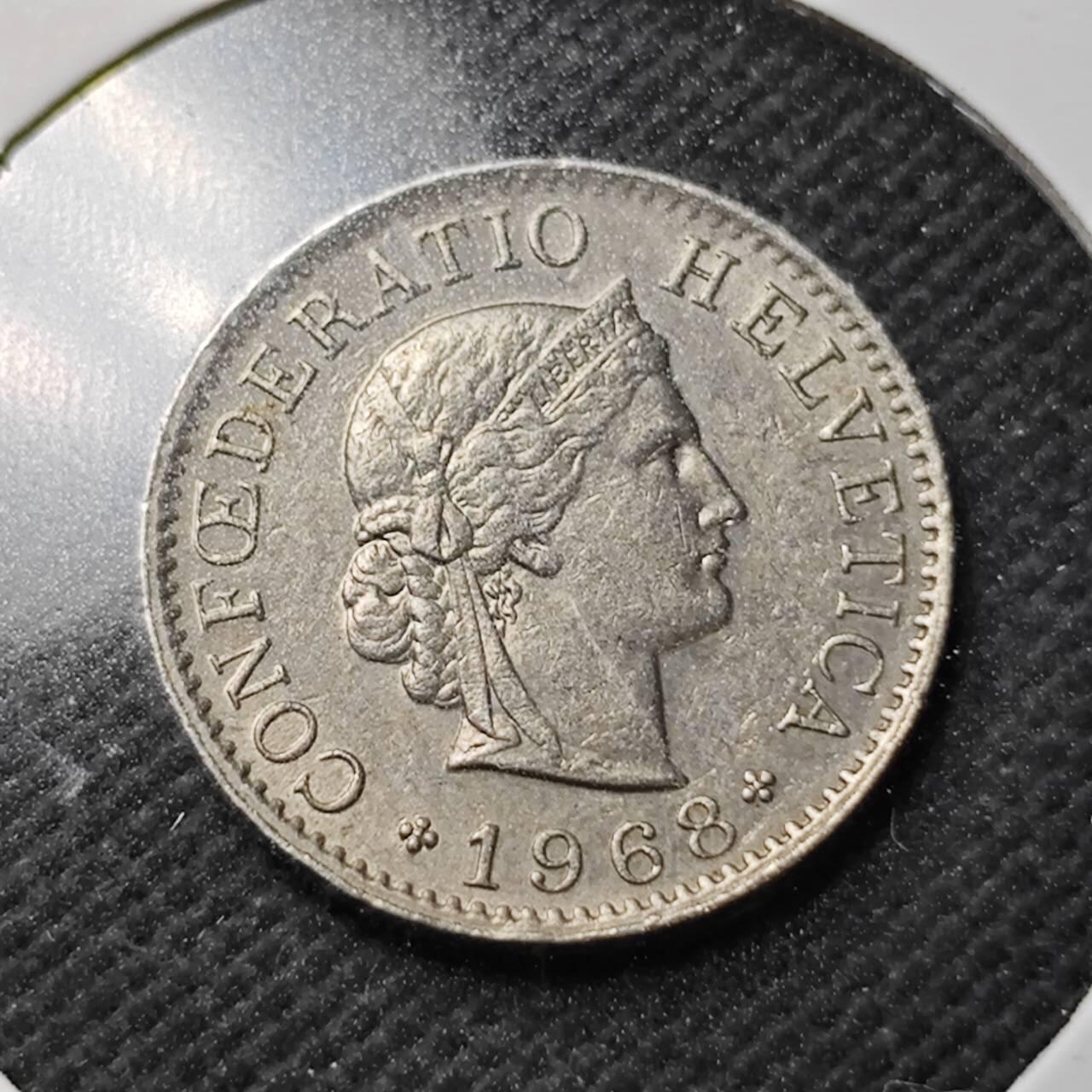 KK钱币收藏小铺  第373场  2月预留时间 周末发货  瑞士5分