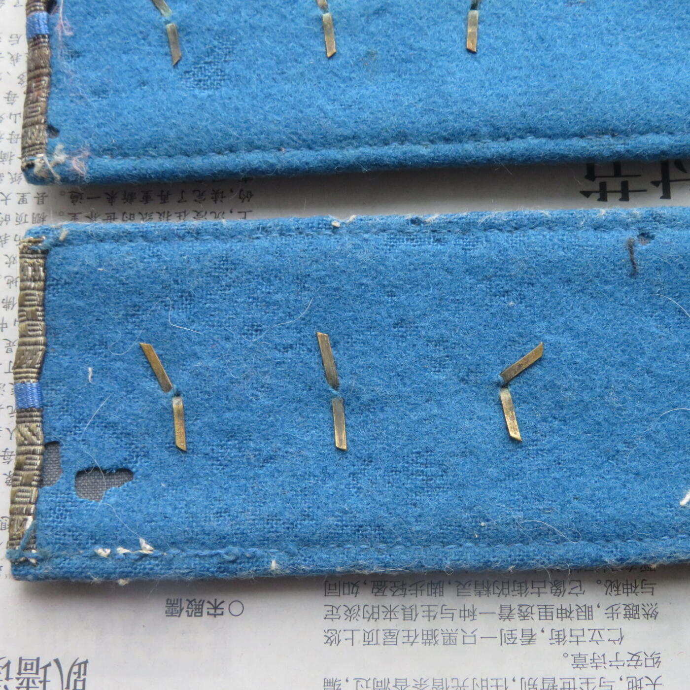 40--55空军技术上尉大衣肩章一付（星星镀金美品）