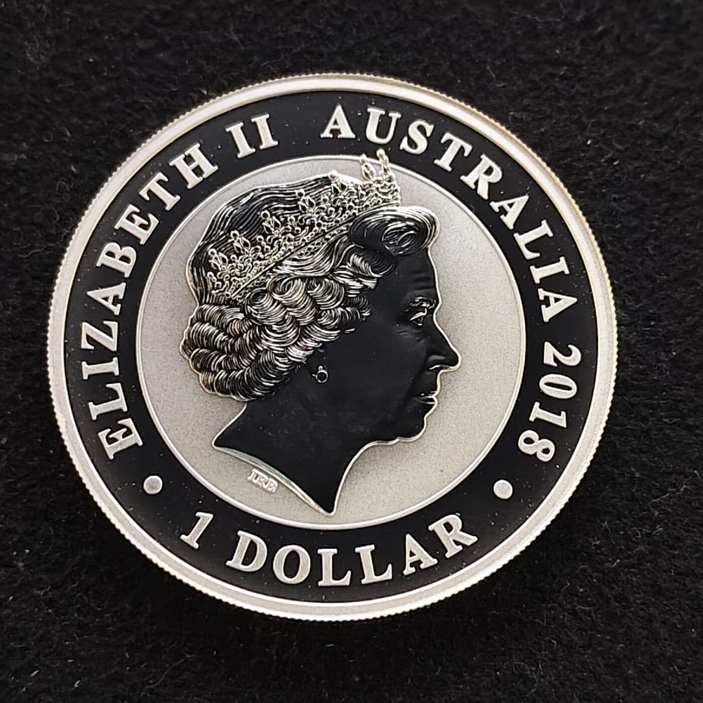 【全场包邮】纯粹捡漏拍479场（免费代拍第16场） 澳大利亚2018年1元天堂鸟1盎司（40毫米31.1克）9999纯银币