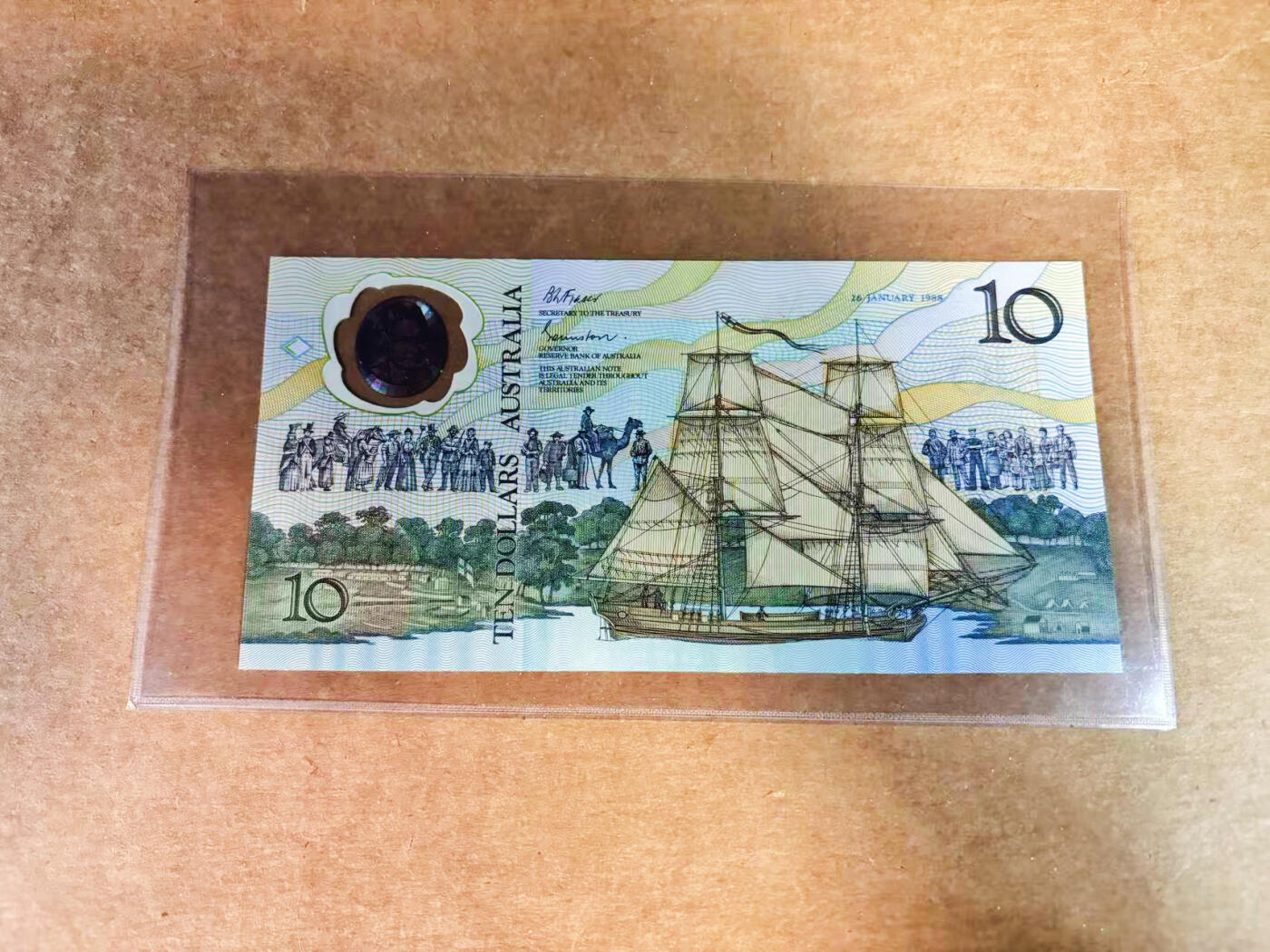 【Blue Auction】世界纸币精拍第752期——18级TOP拍卖/信誉/品质/专业/高效💫 【AA】澳大利亚  1988年10元塑料钞 大帆船移民200周年纪念钞 全新UNC