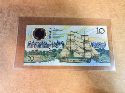 【Blue Auction】世界纸币精拍第752期——18级TOP拍卖/信誉/品质/专业/高效💫 - 【AA】澳大利亚  1988年10元塑料钞 大帆船移民200周年纪念钞 全新UNC