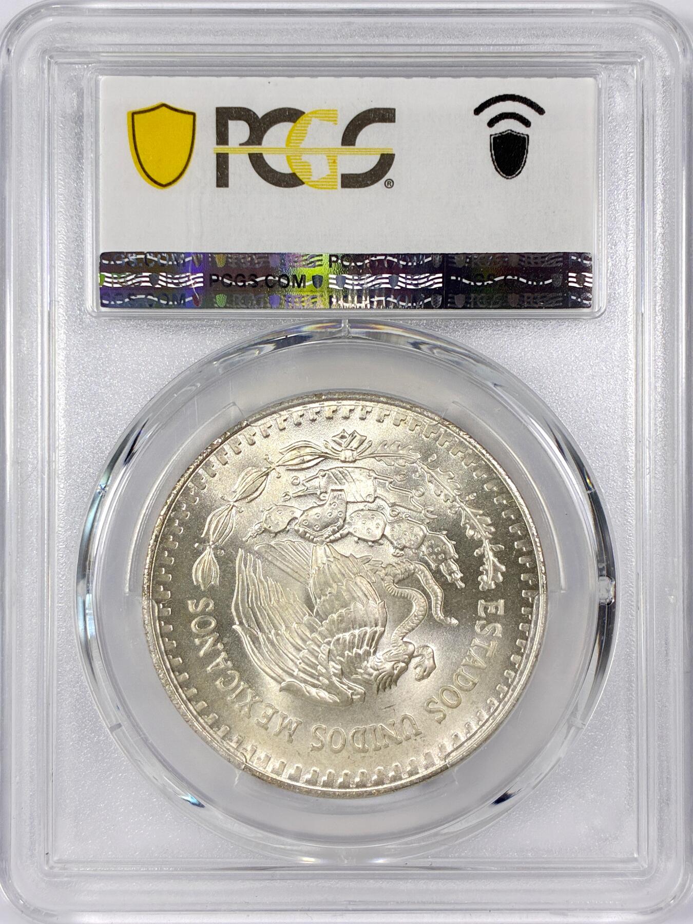 【雨安】【世界币章116期-评级币专场】2025-11-22 周六 19:30 保真【直播拍卖】 [评级现代] Mexico 墨西哥 投资银 自由女神 1盎司 1990年  PCGS-MS65