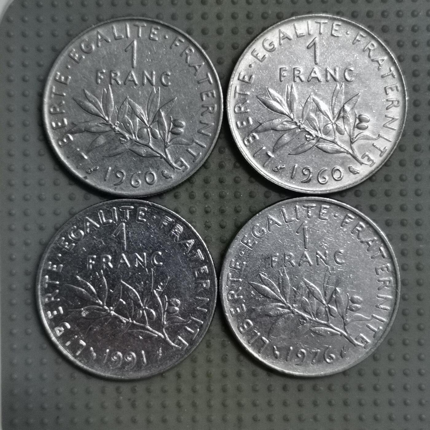 2025年第121场各国散币拍卖（总第121场） 法国1法郎4枚