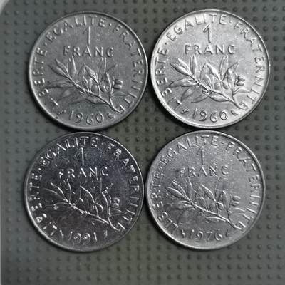 2025年第121场各国散币拍卖（总第121场） - 法国1法郎4枚