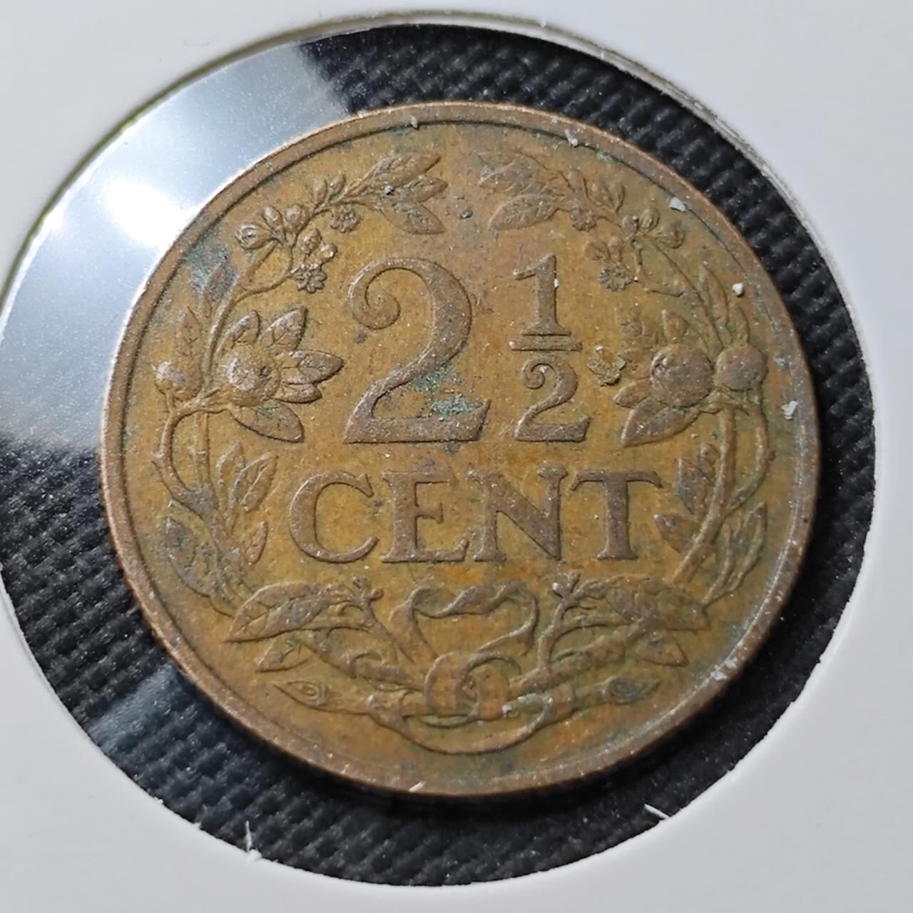 KK钱币收藏小铺  第373场  2月预留时间 周末发货  1959荷属安地列斯2.5分铜币