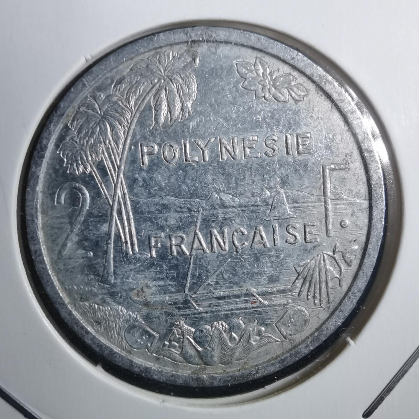 沼泽如烟--第907场 法属波利尼西亚2009年2法郎